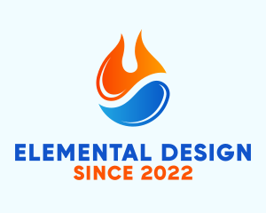 Fire Water Element logo