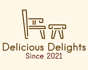 Table Chair Furniture logo