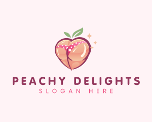 Sexy Peach Butt logo design