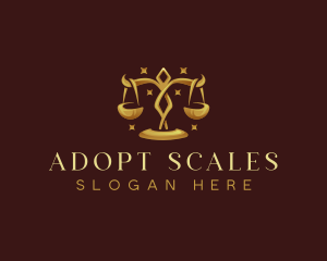 Scale Justice Law logo design