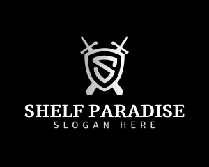 Sword Blade Shield logo design