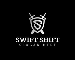 Sword Blade Shield logo design