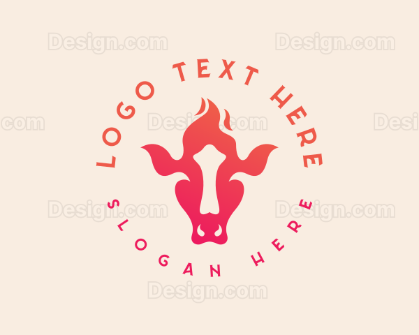 Cattle Flame Restaurant Logo