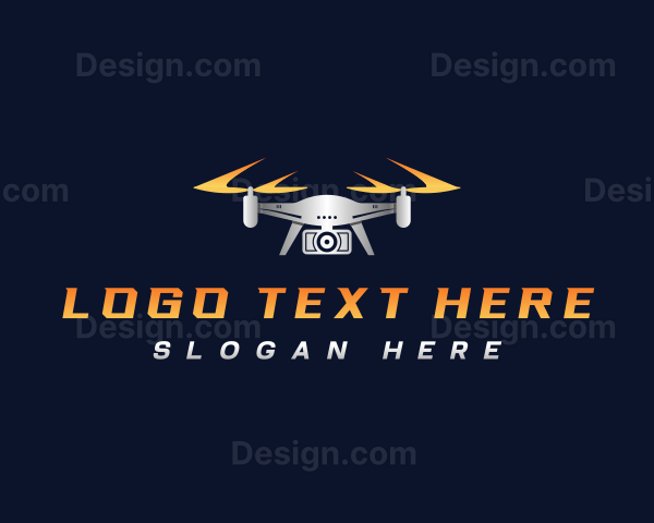 Surveillance Camera Drone Logo