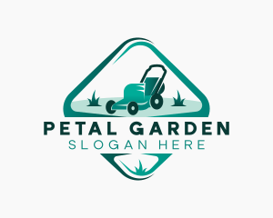 Lawn Mower Landscaping logo design