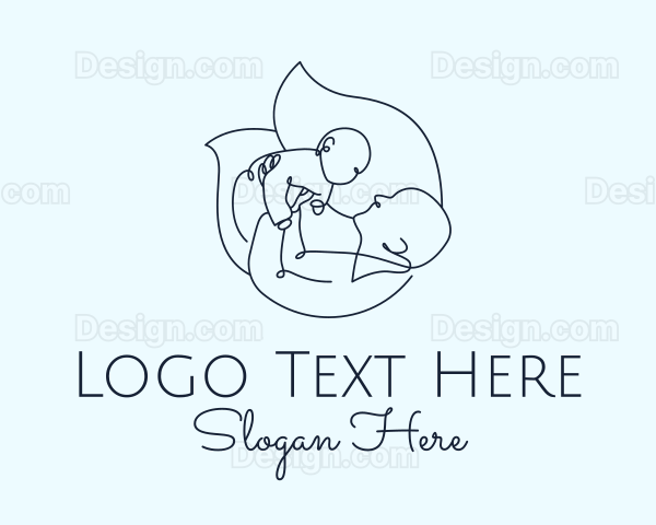 Parenting Line Art Logo