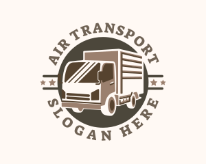 Delivery Truck Star logo design