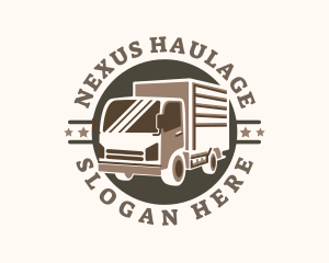 Delivery Truck Star logo design