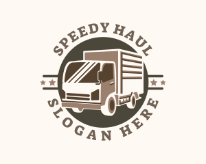 Delivery Truck Star logo design