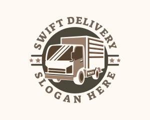 Delivery Truck Star logo design