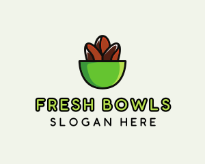 Coffee Bean Bowl logo design