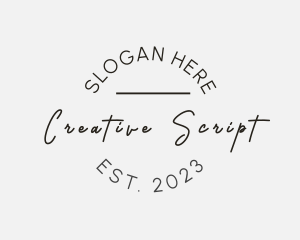 Generic Script Boutique logo design