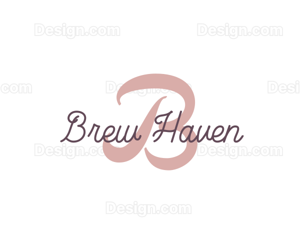 Feminine Script Brand Logo