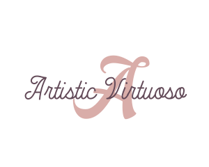 Feminine Script Brand logo design