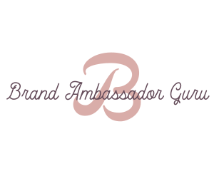 Feminine Script Brand logo design