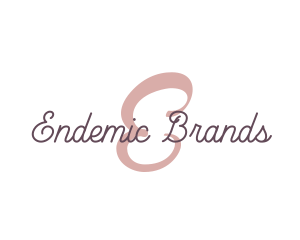 Feminine Script Brand logo design