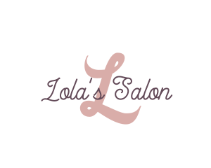 Feminine Script Brand logo design