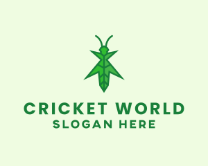 Nature Leaf Grasshopper  logo
