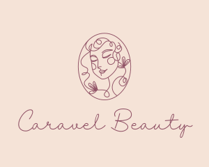 Organic Woman Beauty logo design