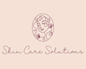 Organic Woman Beauty logo design