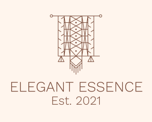 Ethnic Tapestry Curtain logo design