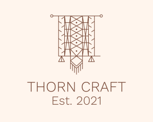 Ethnic Tapestry Curtain logo design