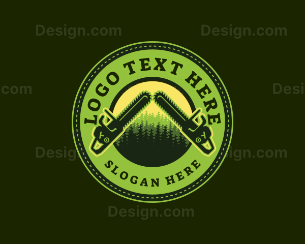 Forest Woodwork Chainsaw Logo