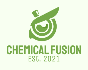 Green Eye Chemistry  logo design