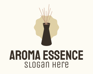 Reed Diffuser Aromatherapy logo design