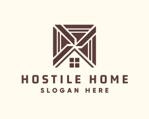 Home Flooring Tile logo design