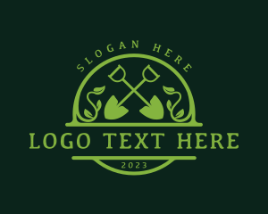  Landscaping Garden Shovel logo