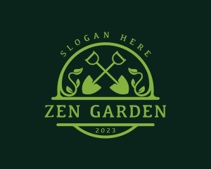  Landscaping Garden Shovel logo design