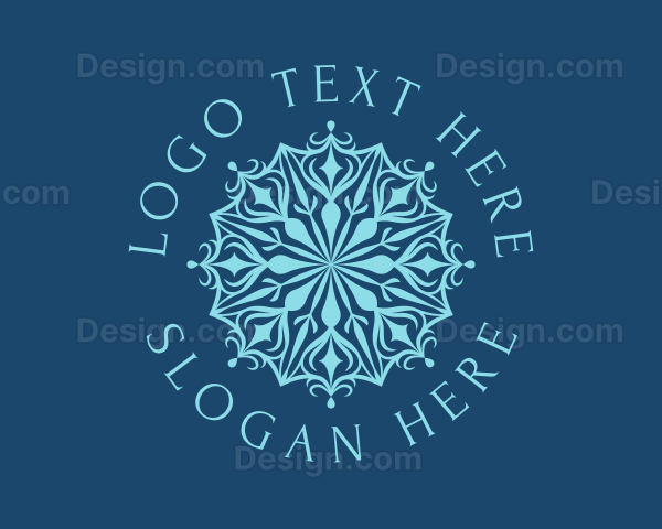 Blue Diamond Mandala Logo