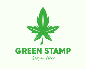 Green Leaf Cannabis logo design