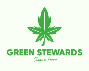 Green Leaf Cannabis logo design