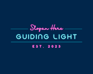 Neon Light Business logo design