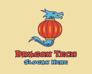 Asian Lantern Dragon logo