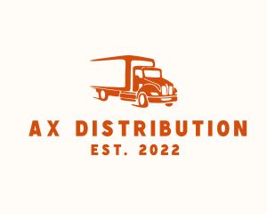 Logistic Truck Vehicle logo design