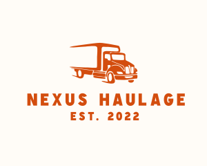 Logistic Truck Vehicle logo design