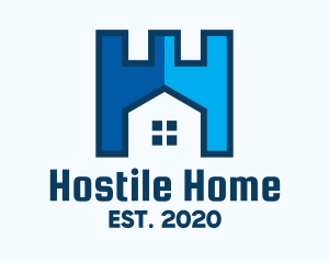 Blue Turret Home Property logo design