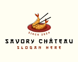 Tempura Shrimp Restaurant logo design