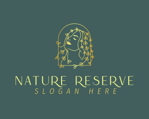 Nature Beauty Goddess logo design