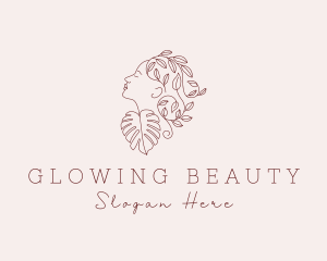 Female Beauty Skincare  logo design