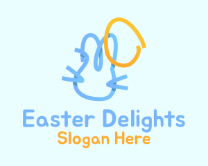 Rabbit Easter Egg  logo
