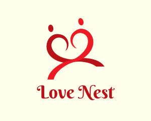 Couple Dating Love logo design