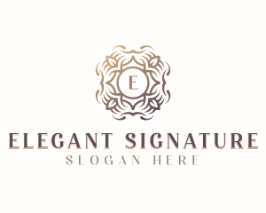 Stylish Luxury Florist logo design