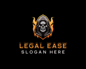 Fire Reaper Skull Gaming logo