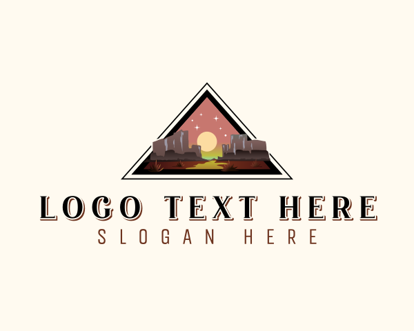 Desert logo example 2