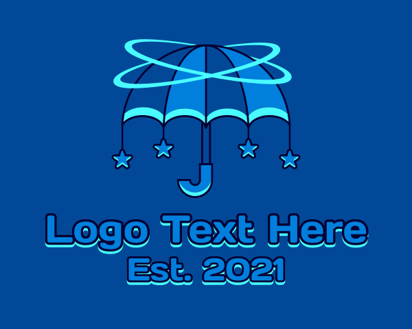 Raining logo example 3