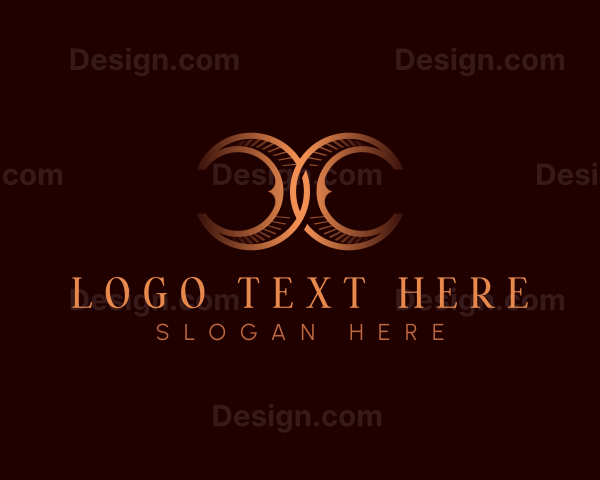 Luxury Moon Letter C Logo